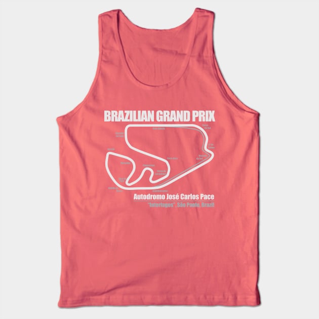 Brazilian Grand Prix DS Tank Top by Chicanery